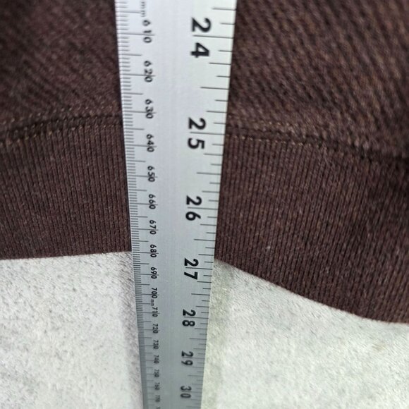 Mens Tommy Bahama Brown Red Reversible Pullover Sweater 1/4 Zip 100% Cotton L - Picture 8 of 10